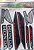 KIT DE FAIXAS CB 300 TWISTER CINZA 2023 CBS J - Imagem 1