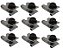 PRESILHA FIX BICO FRONTAL CARENAGEM DO FAROL BIZ 100/BIZ 100/110/125 - Imagem 1