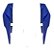 KIT RABETA TITAN 160 AZUL SPENCER 2024 MET LATERAIS J - Imagem 1