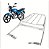 BAGAGEIRO DAFRA SPEED 150 DAFRA CROMADO (TORK) T - Imagem 1