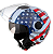 CAPACETE NEW ATOMIC USA Nº 58 V - Imagem 1
