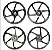 RODA SPORTIVA TITAN 150 2004/2008 KS/ES/ START 150/160 6P MHX - Imagem 1