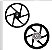 RODA SPORTIVA POP 110 6P C/ROL MHX PR j - Imagem 1