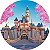 Painel de Festa em Tecido - Castelo Disney Magic Kingdom - Imagem 1