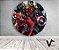 Painel de Festa em Tecido - Vingadores Hulk, Capitão América, Homem de Ferro, Homem Aranha e Thor Times Square - Imagem 2