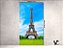 Fundo Fotográfico - França Paris Torre Eiffel - 1,50 x 2,60 - Imagem 1
