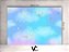 Fundo Fotográfico - Nuvens Azuis Rosas e Estrelas - 2,20 X 1,50 - Imagem 1