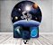 Painel de Festa 3d + Trio Capa Cilindro - Astronauta Galáxia Planetas - Imagem 1
