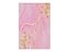 Painel De Festa 3d Vertical 1,50x2,20 - Marmorizado Rosa com Dourado e Flores - Imagem 1