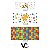 Trio De Capas De Cilindro 3d - Arte Autismo Quebra Cabeça Colorido - Imagem 2