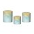 Trio De Capas De Cilindro 3d - Efeito Glitter Dourado e Marmore Tiffany - Imagem 1