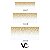 Trio De Capas De Cilindro 3d - Efeito Glitter Geométrico Dourado e Branco - Imagem 2
