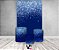 Painel De Festa Vertical + Trio De Capas Cilindro - Efeito Glitter Azul - Imagem 2
