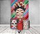 Painel De Festa Vertical + Trio De Capas Cilindro - Frida Kahlo Cute - Imagem 1