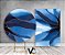 Painel Redondo + Painel Vertical - Efeito Marmore Azul - Imagem 1
