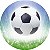Painel de Festa em Tecido - Futebol Copa Do Mundo Bola - Imagem 1