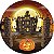 Painel de Festa em Tecido - Castelo Assombrado Halloween 2 - Imagem 1
