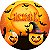 Painel de Festa em Tecido - Halloween Alaranjado - Imagem 1