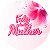 Painel de Festa em Tecido - Dia das Mulheres Floral Rosa Elegante - Imagem 1