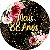 Painel de Festa em Tecido - Flores e Brilhos Meus 88 Anos Dourado - Imagem 1