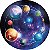 Painel de Festa em Tecido - Redondo Sistema Galáxia - Imagem 1