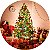 Painel de Festa em Tecido - Sala de Estar Árvore de Natal - Imagem 1