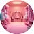 Painel de Festa em Tecido - Quarto Closet de Boneca Rosa Fashion - Imagem 1