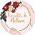 Painel de Festa em Tecido - Encontro de Mulheres Rosa Floral 070 - Imagem 1
