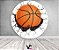Painel De Festa Redondo 1,50x1,50 - Bola de Basquete Muro Quebrado 004 - Imagem 2