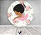 Painel De Festa Redondo 1,50x1,50 - Bailarina Floral Alongando 020 - Imagem 2