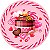 Painel De Festa Redondo 1,50x1,50 - Confeitaria Doces Rosas 022 - Imagem 1