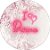 Painel De Festa Redondo 1,50x1,50 - I Love Dorama Rosa 003 - Imagem 1