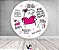Painel De Festa Redondo 1,50x1,50 - Flork Frases 001 - Imagem 2