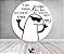 Painel De Festa Redondo 1,50x1,50 - Flork Frases 007 - Imagem 2