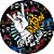 Painel De Festa Redondo 1,50x1,50 - Rock and Roll Mão 019 - Imagem 1