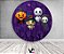 Painel De Festa Redondo 1,50x1,50 - Halloween Cute Roxo 023 - Imagem 2