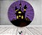 Painel De Festa Redondo 1,50x1,50 - Halloween Castelo Assombrado Roxo 024 - Imagem 2