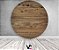 Painel De Festa Redondo 1,50x1,50 - Efeito Tabuas de Madeira Envelhecido 008 - Imagem 2