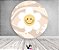 Painel De Festa Redondo 1,50x1,50 - Margaridas Sorridente Bege 146 - Imagem 2