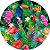 Painel De Festa Redondo 1,50x1,50 - Tropical Floresta Amazonica 008 - Imagem 1