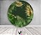 Painel De Festa Redondo 1,50x1,50 - Folhas Tropical Verde e Dourado 019 - Imagem 2