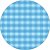Painel De Festa Redondo 1,50x1,50 - Xadrez Degradê Azul 011 - Imagem 1