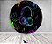 Painel De Festa Redondo 1,50x1,50 - Headphone Efeito Neon 004 - Imagem 2