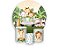 Painel De Festa Redondo 1,50 x 1,50 + Trio De Capas Cilindro - Safari Cute Baby 014 - Imagem 1