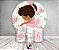 Painel De Festa Redondo 1,50 x 1,50 + Trio De Capas Cilindro - Baby Bailarina Floral 015 - Imagem 2