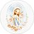 Painel De Festa Redondo 1,50x1,50 - Santa Nossa Senhora de Lourdes Floral 036 - Imagem 1