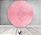 Painel De Festa Redondo 1,50x1,50 - Efeito Glitter Rosa Claro 007 - Imagem 2