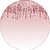 Painel De Festa Redondo 1,50x1,50 - Efeito Glitter Rose Escorrendo 029 - Imagem 1