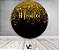 Painel De Festa Redondo 1,50x1,50 - Trintei Efeito Glitter Dourado 046 - Imagem 2