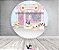 Painel De Festa Redondo 1,50x1,50 - Cachorrinhos Pet Shop Rosa 007 - Imagem 2